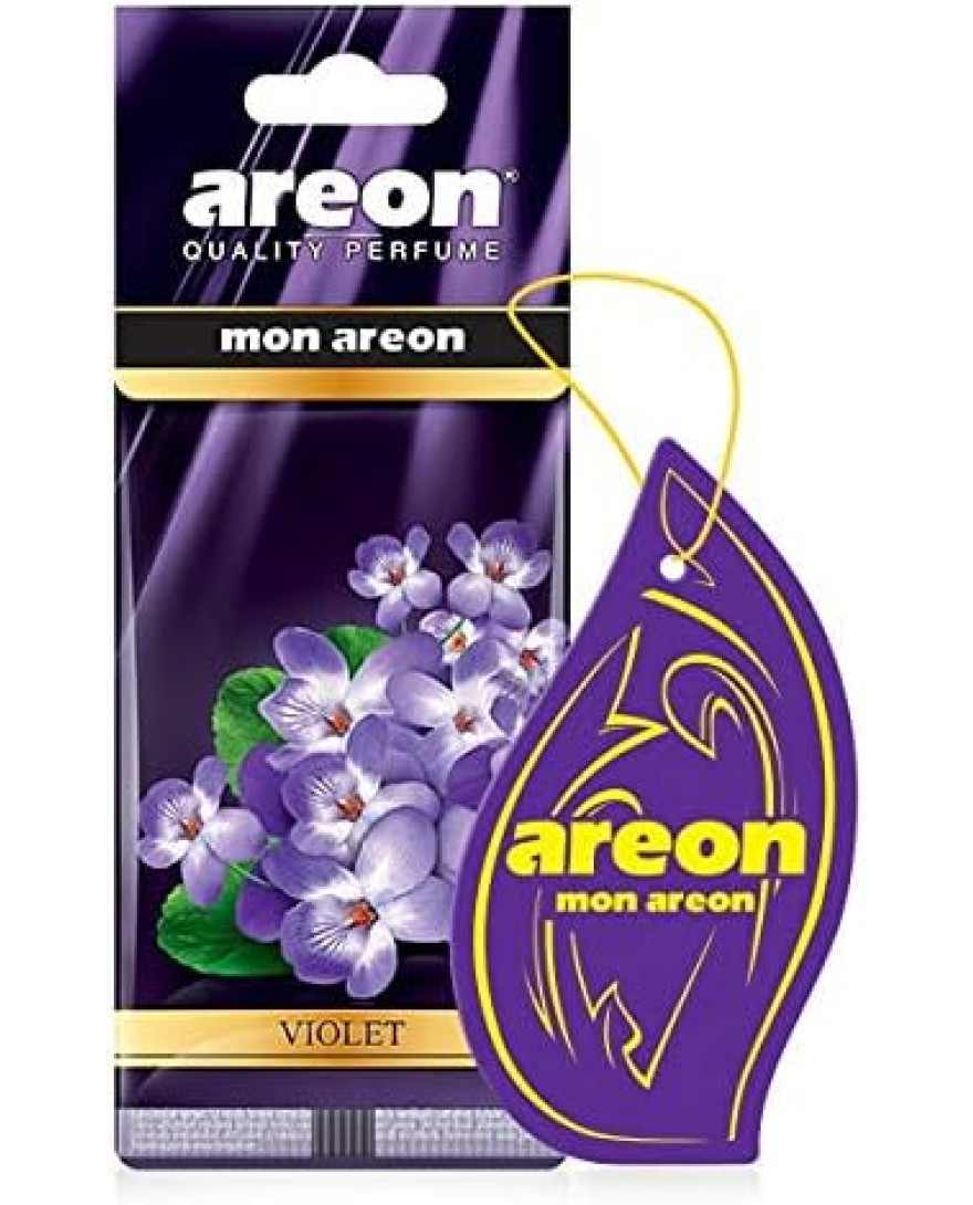AREON MON Long Lasting Hanging Best Car Air Freshener Violet